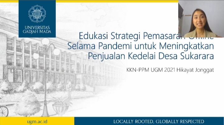 Video Edukasi Strategi Pemasaran Offline Selama Pandemi untuk Meningkatkan Penjualan Kedelai Desa Sukarara