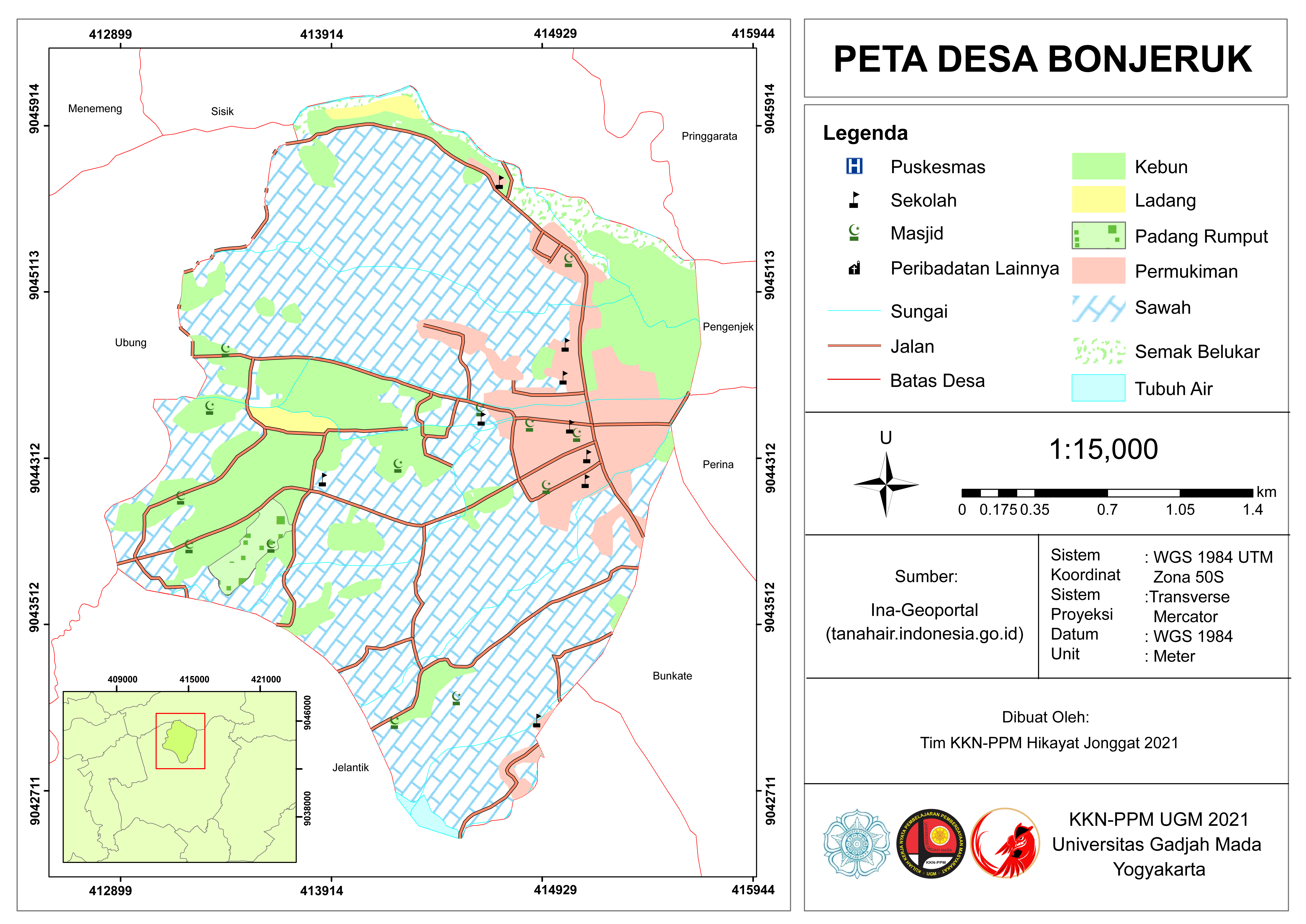 Infografis Desa Bonjeruk