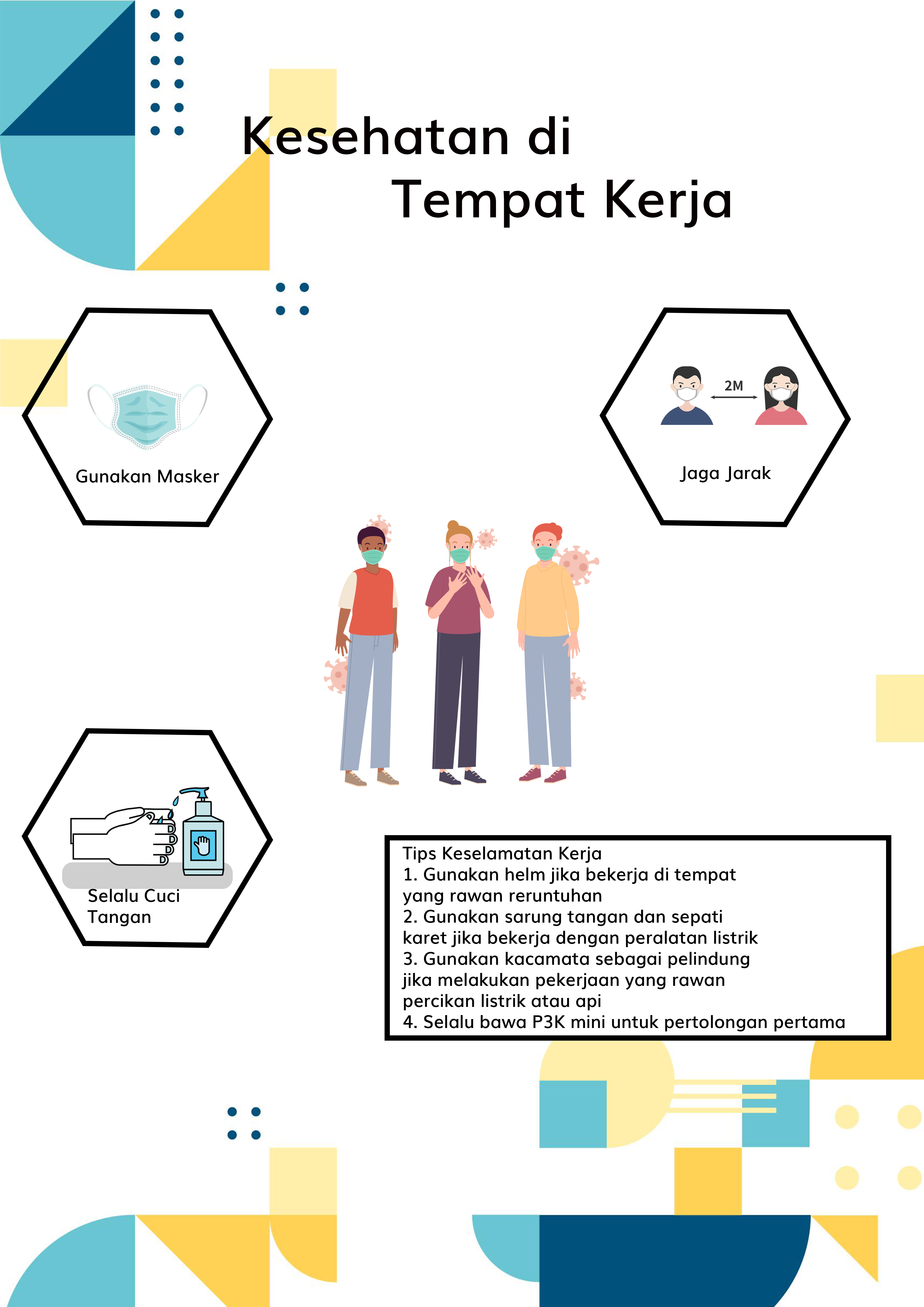 Poster Panduan Keselamatan di Tempat Kerja